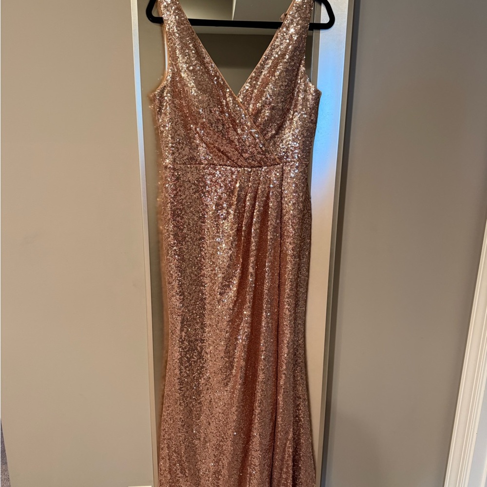 Revelry Sparkling Rose Maxi Dress